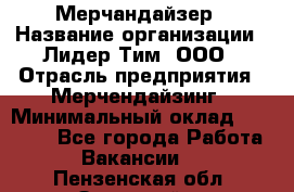 Мерчандайзер › Название организации ­ Лидер Тим, ООО › Отрасль предприятия ­ Мерчендайзинг › Минимальный оклад ­ 23 000 - Все города Работа » Вакансии   . Пензенская обл.,Заречный г.